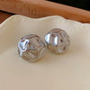 Alloy Geometric Earrings With Electroplating For Women