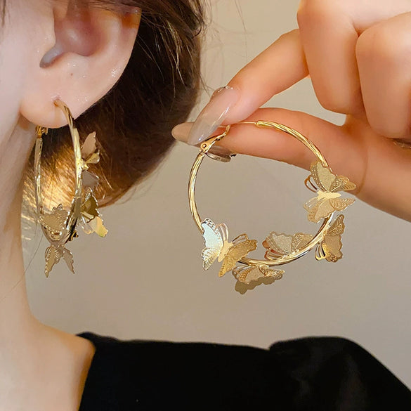 Alloy Geometric Earrings With Electroplating For Women