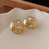 Alloy Geometric Earrings With Electroplating For Women