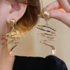 Alloy Geometric Earrings With Electroplating For Women