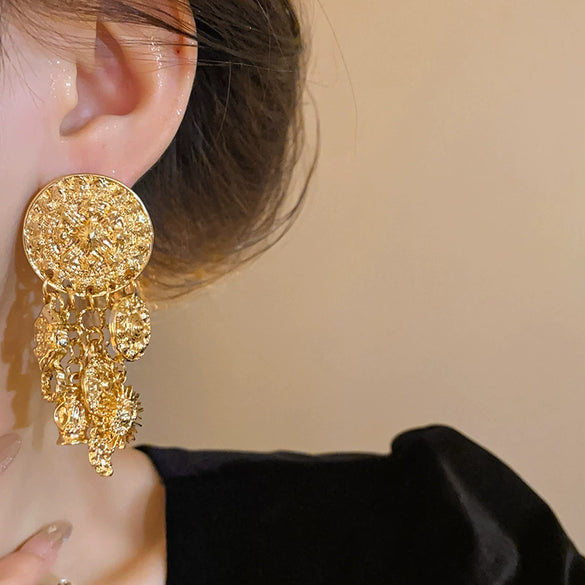 Alloy Geometric Earrings With Electroplating For Women
