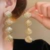 Alloy Geometric Earrings With Electroplating For Women