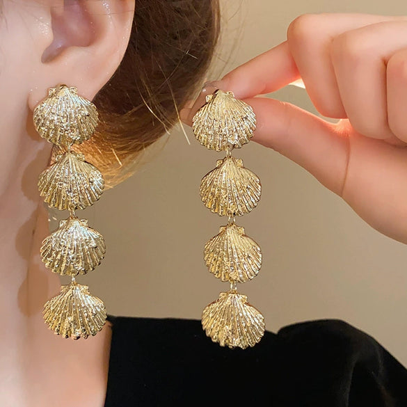 Alloy Geometric Earrings With Electroplating For Women