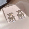 Alloy Geometric Electroplated Earrings For Women