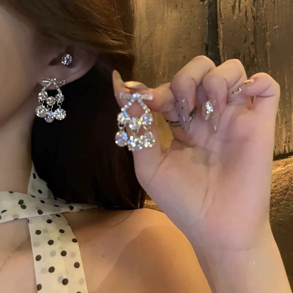 Alloy Geometric Electroplated Earrings For Women