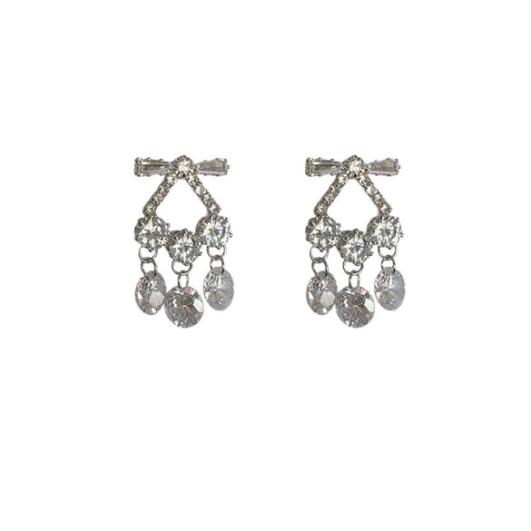 Alloy Geometric Electroplated Earrings For Women