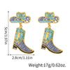 Alloy Geometric Electroplated Earrings
