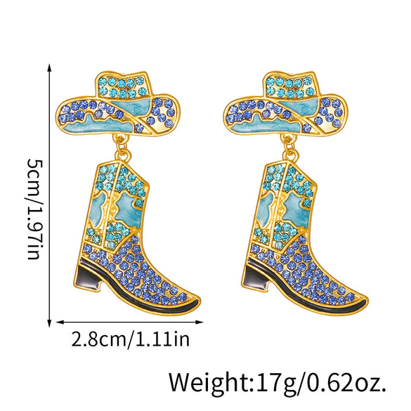 Alloy Geometric Electroplated Earrings