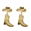 Alloy Geometric Electroplated Earrings