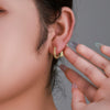 Alloy Geometric Electroplated Earrings