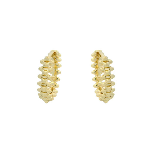 Alloy Geometric Electroplated Earrings