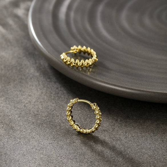 Alloy Geometric Electroplated Earrings