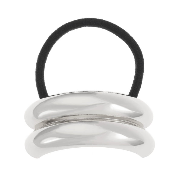 Alloy Geometric Electroplated Elastic Hair Tie Hairpin Headband