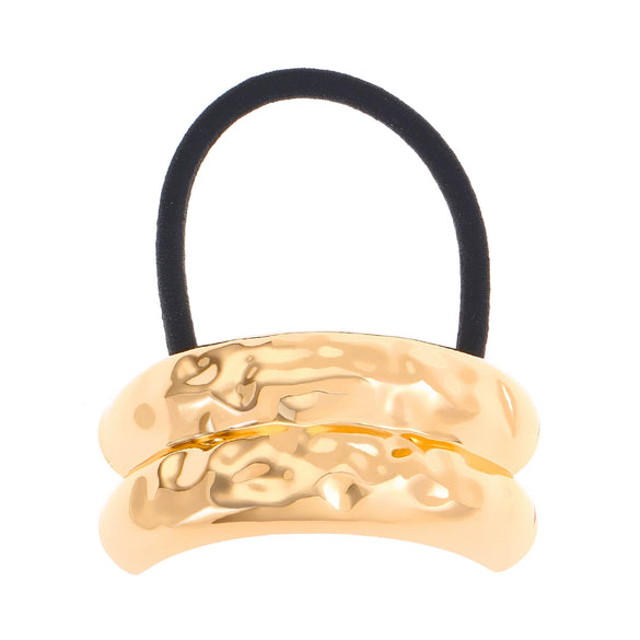 Alloy Geometric Electroplated Elastic Hair Tie Hairpin Headband