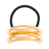 Alloy Geometric Electroplated Elastic Hair Tie Hairpin Headband