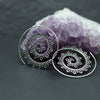 Alloy Geometric Electroplated Exaggerated Lotus Spiral Gear Women's Earrings