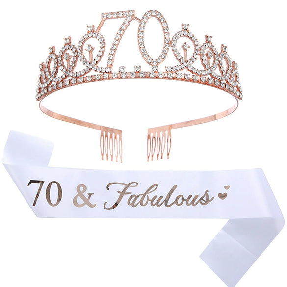 Alloy Geometric Electroplated Hair Band And Shoulder Strap Set For Women