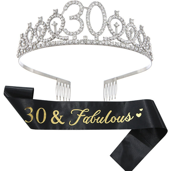 Alloy Geometric Electroplated Hair Band And Shoulder Strap Set For Women