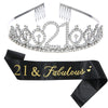 Alloy Geometric Electroplated Hair Band And Shoulder Strap Set For Women