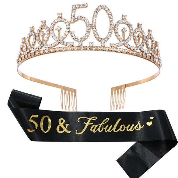 Alloy Geometric Electroplated Hair Band And Shoulder Strap Set For Women