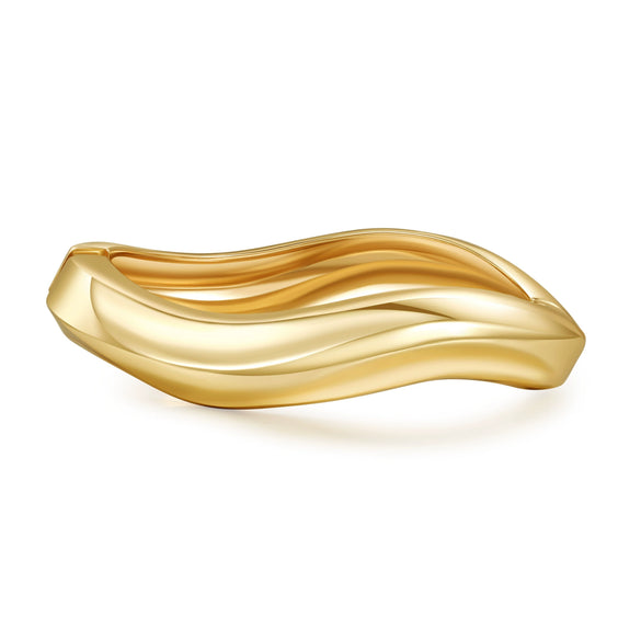 Alloy Geometric Electroplated Heavyduty Design Glossy Unisex Bracelet