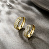 Alloy Geometric Electroplated Microinlaid Zircon Women's Ear Ring Ear Buckle Accessories