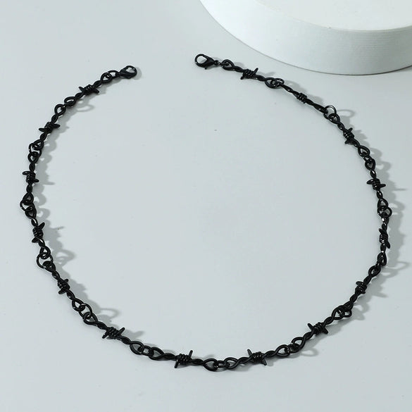 Alloy Geometric Electroplated Necklaces Unisex Jewelry