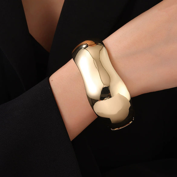 Alloy Geometric Electroplated Unisex Bracelet