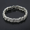 Alloy Geometric Electroplated Unisex Hiphop Bracelet