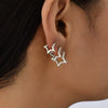 Alloy Geometric Electroplated Unisex Rock Punk Earrings
