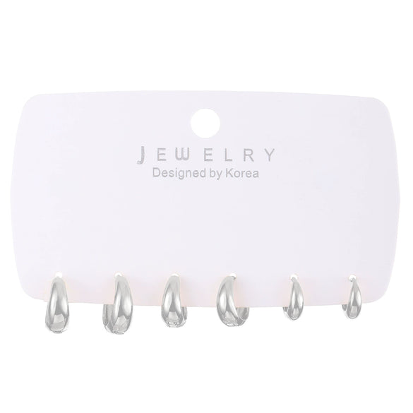 Alloy Geometric Electroplated Unisex Rock Punk Earrings