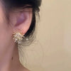 Alloy Geometric Electroplated Women's Light Luxury Elegant Highend Niche Unique Autumn And Winter Ear Jewelry