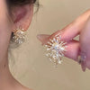 Alloy Geometric Electroplated Women's Light Luxury Elegant Highend Niche Unique Autumn And Winter Ear Jewelry