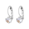 Alloy Geometric Electroplated Women's Zircon Ear Buckle Earrings