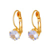 Alloy Geometric Electroplated Women's Zircon Ear Buckle Earrings