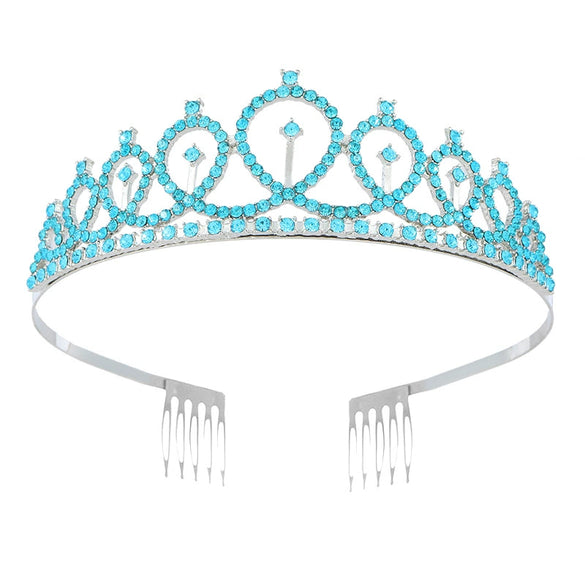 Alloy Geometric Electroplating Bridal Crown Headband Hair Accessories For Women