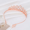 Alloy Geometric Electroplating Bridal Crown Headband Hair Accessories For Women