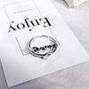 Alloy Geometric Electroplating Unisex Retro Open Multilayer Ring Hiphop Style Hand Jewelry