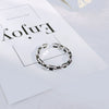 Alloy Geometric Electroplating Unisex Retro Open Multilayer Ring Hiphop Style Hand Jewelry
