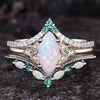 Alloy Geometric Electroplating Women's Ring Threepiece Set