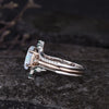 Alloy Geometric Electroplating Women's Ring Threepiece Set