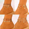 Alloy Geometric Evil Eye Anklet Jewelry