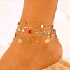Alloy Geometric Evil Eye Anklet Jewelry