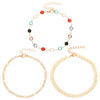 Alloy Geometric Evil Eye Anklet Jewelry