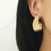 Alloy Geometric Exaggerated Cold Style Electroplated Earrings