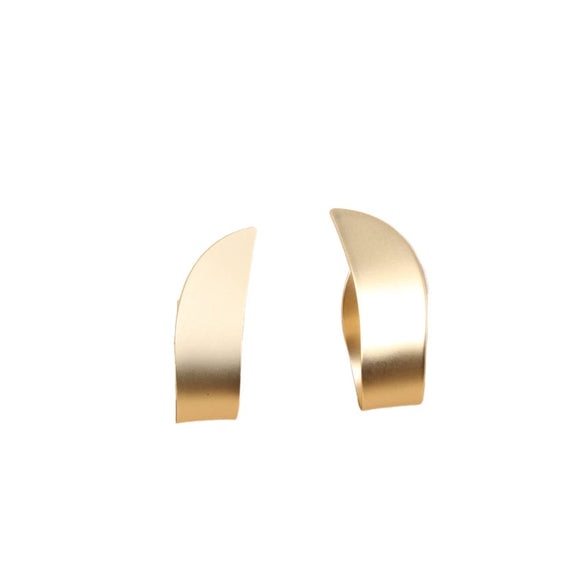 Alloy Geometric Exaggerated Cold Style Electroplated Earrings