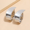 Alloy Geometric Exaggerated Cold Style Electroplated Earrings