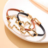 Alloy Geometric Exaggerated Love Cross Electroplating Unisex Fashion Bracelet
