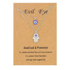 Alloy Geometric Eye Pendant Diamond Necklace For Women