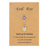 Alloy Geometric Eye Pendant Diamond Necklace For Women